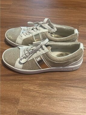 Michael Kors Women's Gold Glitter Low-Top Sneakers